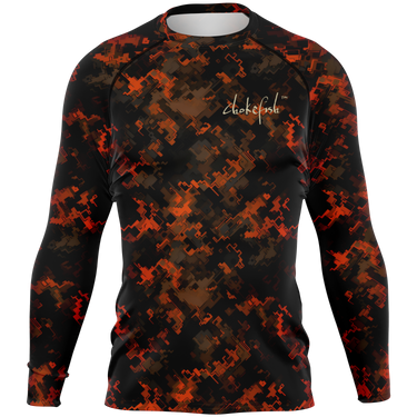 Chokefish™ Long Sleeve Rashguard Camouflage Men's Shirt-017